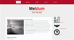 Desktop Screenshot of meblum.com